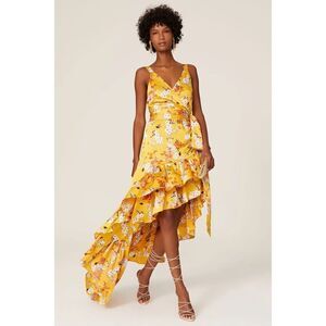 Bronx and Banco Narciss Midi Dress in Yellow